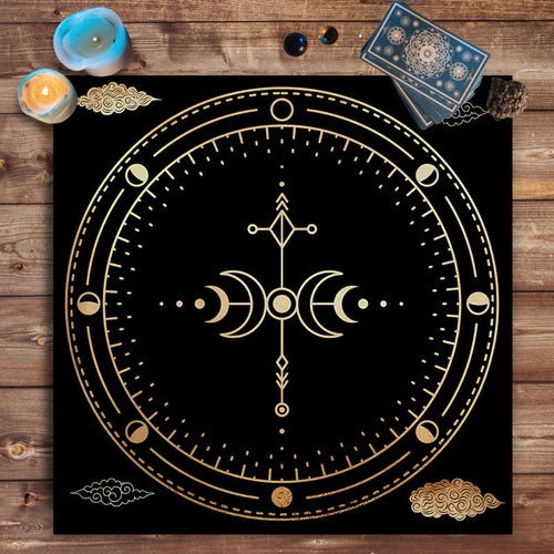 Tarot Tablecloth Board Game Decorative Cloth Have Your Power Mandala - Yahko Merchandise