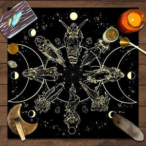 Tarot Tablecloth Board Game Decorative Cloth Have Your Power Mandala - Yahko Merchandise