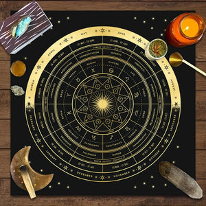 Tarot Tablecloth Board Game Decorative Cloth Have Your Power Mandala - Yahko Merchandise