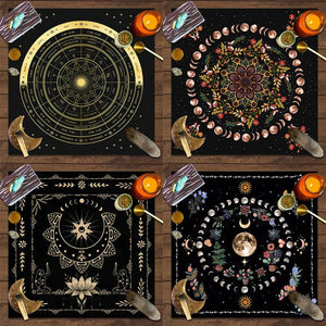 Tarot Tablecloth Board Game Decorative Cloth Have Your Power Mandala - Yahko Merchandise