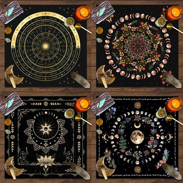 Tarot Tablecloth Board Game Decorative Cloth Have Your Power Mandala - Yahko Merchandise