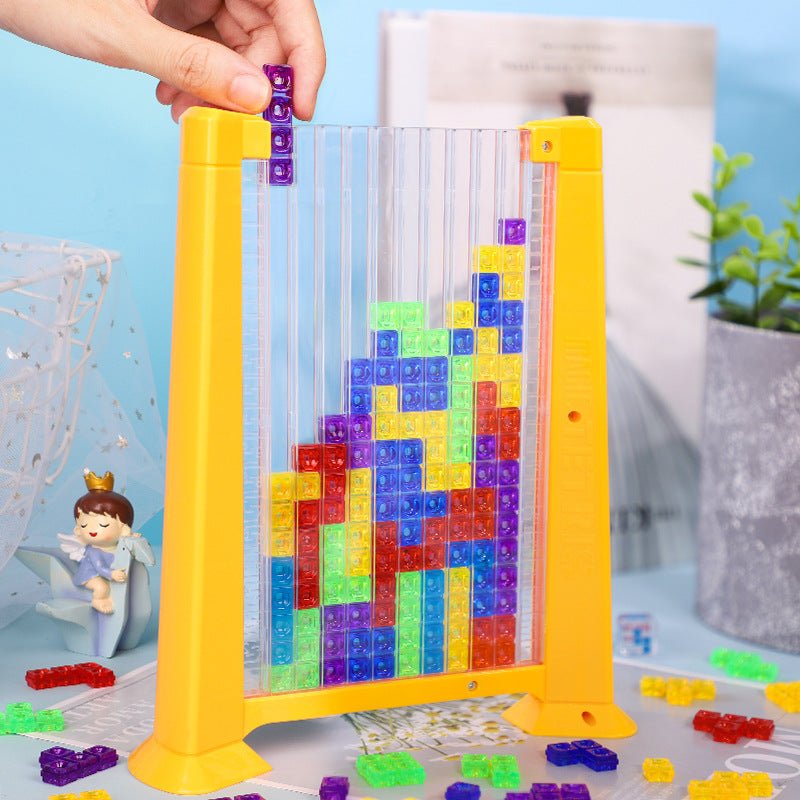 Tetris Game Colorful 3D Puzzle Tangram Math Toys - Yahko Merchandise