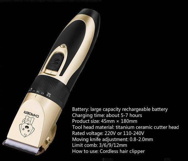 The Complete Pet Grooming Kit: Hair Trimmer And Electric Nail Clippers - Yahko Merchandise