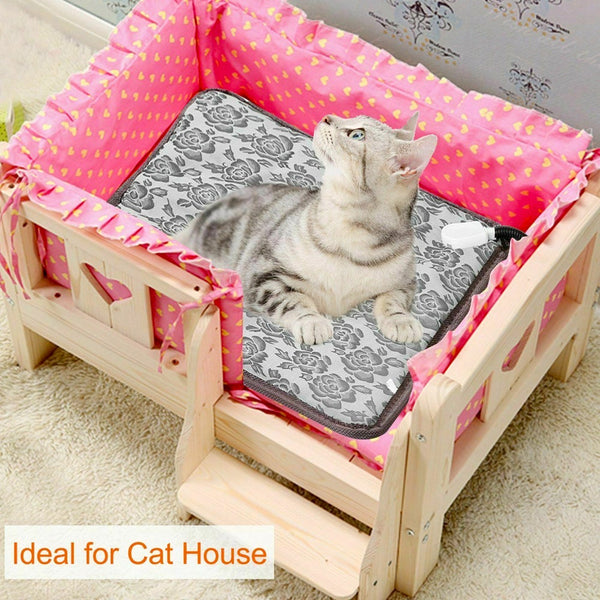 Thermal Heating Waterproof Bed Pad for Pets with Adjustable - Yahko Merchandise