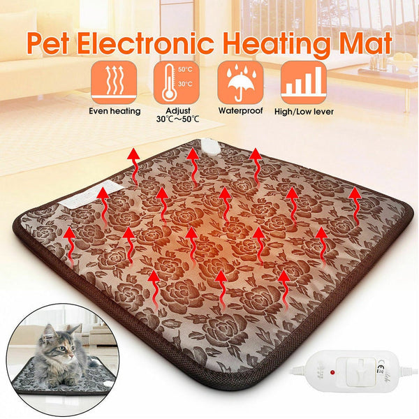 Thermal Heating Waterproof Bed Pad for Pets with Adjustable - Yahko Merchandise