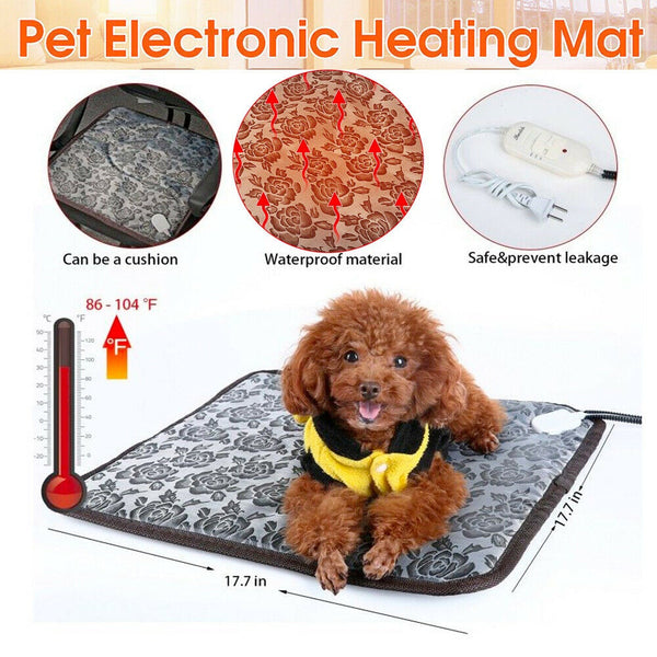 Thermal Heating Waterproof Bed Pad for Pets with Adjustable - Yahko Merchandise