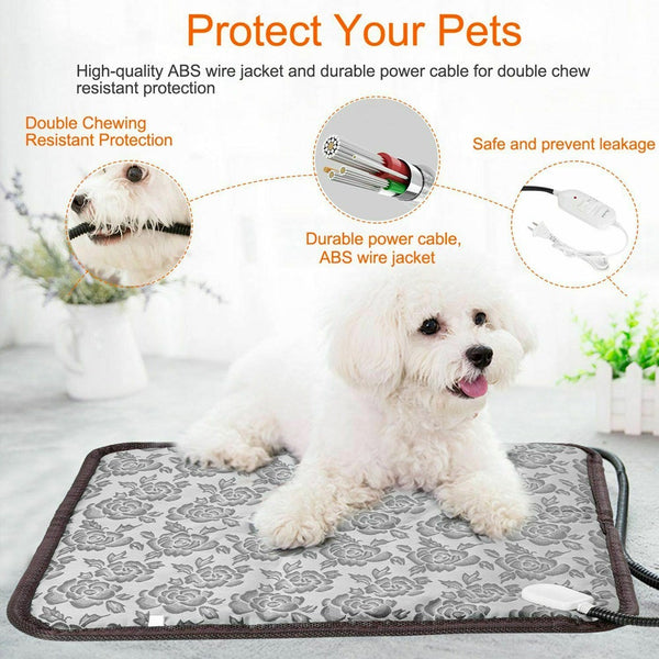 Thermal Heating Waterproof Bed Pad for Pets with Adjustable - Yahko Merchandise