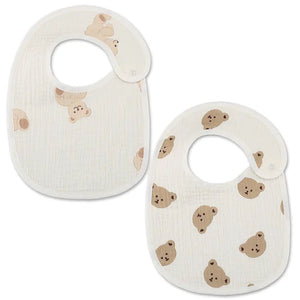 Thin Kids' Bib - Pure Cotton Waterproof Gauze Towel - Yahko Merchandise