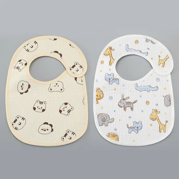 Thin Kids' Bib - Pure Cotton Waterproof Gauze Towel - Yahko Merchandise