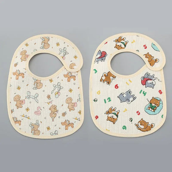 Thin Kids' Bib - Pure Cotton Waterproof Gauze Towel - Yahko Merchandise