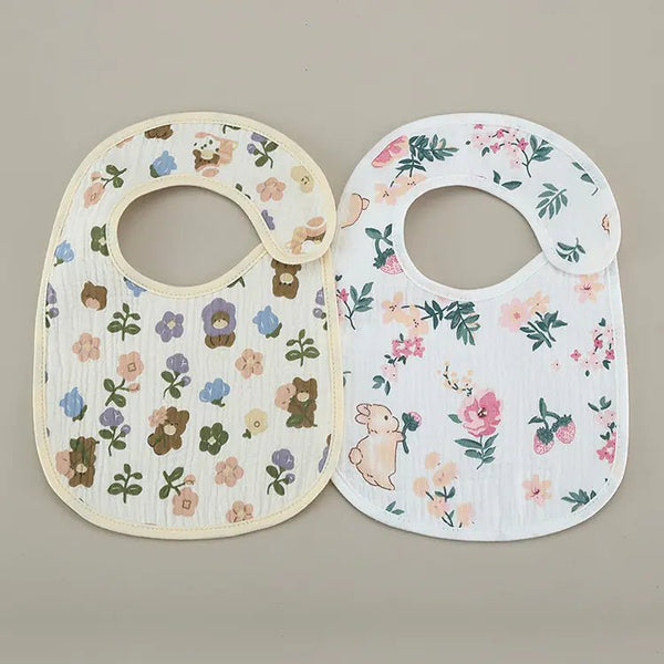 Thin Kids' Bib - Pure Cotton Waterproof Gauze Towel - Yahko Merchandise