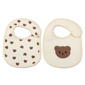 Thin Kids' Bib - Pure Cotton Waterproof Gauze Towel - Yahko Merchandise