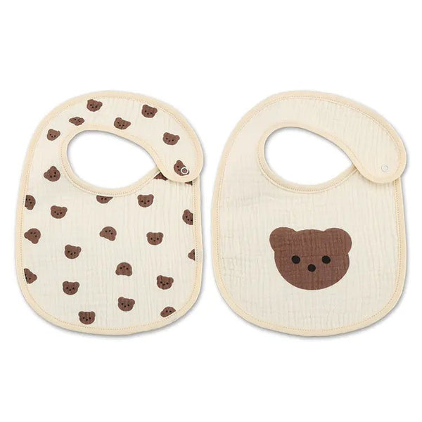 Thin Kids' Bib - Pure Cotton Waterproof Gauze Towel - Yahko Merchandise