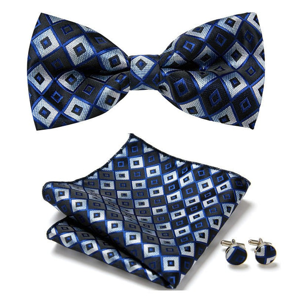 Three Piece Set Of Stylish Bow Ties - Yahko Merchandise