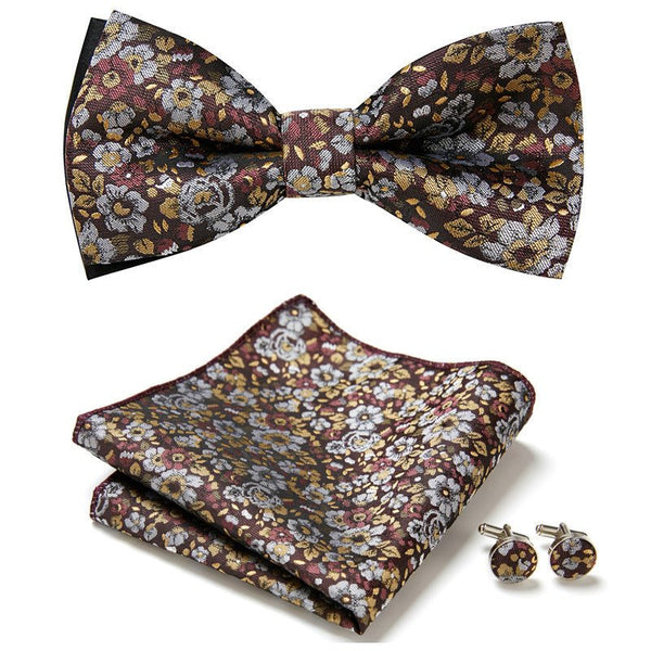 Three Piece Set Of Stylish Bow Ties - Yahko Merchandise