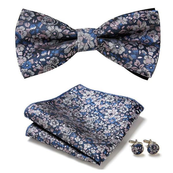 Three Piece Set Of Stylish Bow Ties - Yahko Merchandise