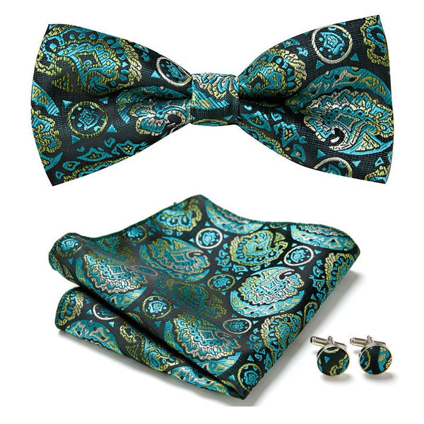 Three Piece Set Of Stylish Bow Ties - Yahko Merchandise