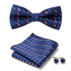 Three Piece Set Of Stylish Bow Ties - Yahko Merchandise