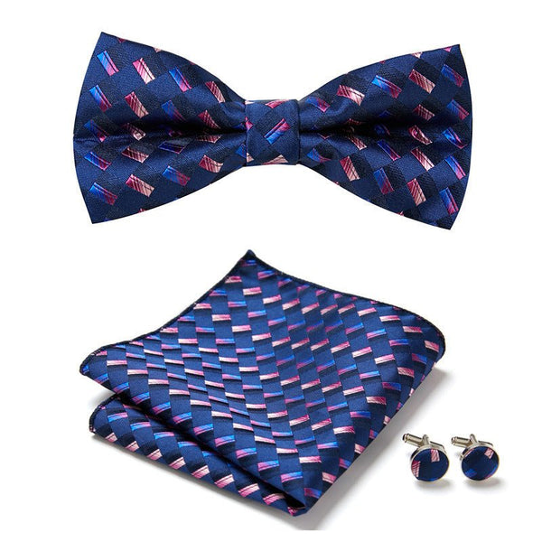 Three Piece Set Of Stylish Bow Ties - Yahko Merchandise