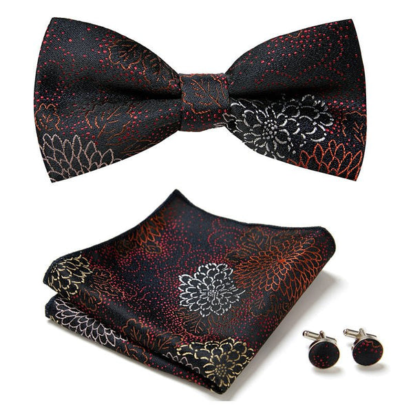 Three Piece Set Of Stylish Bow Ties - Yahko Merchandise