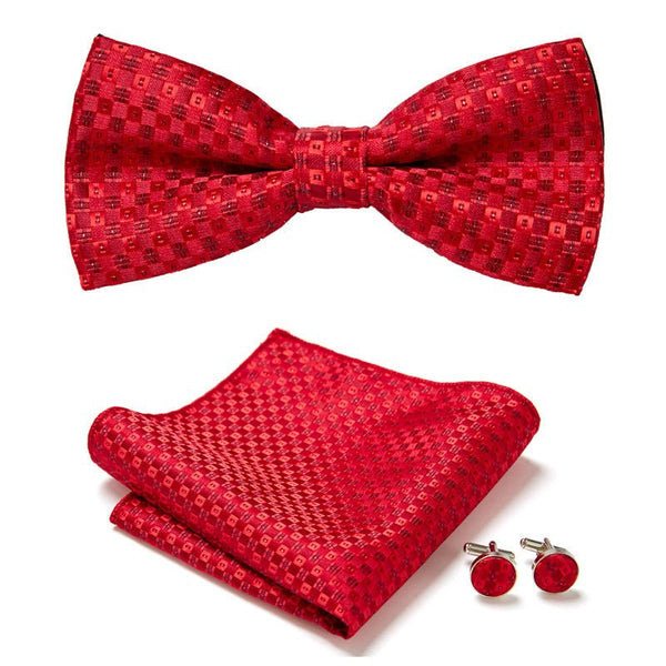 Three Piece Set Of Stylish Bow Ties - Yahko Merchandise