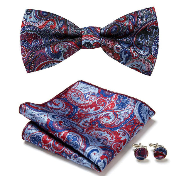 Three Piece Set Of Stylish Bow Ties - Yahko Merchandise
