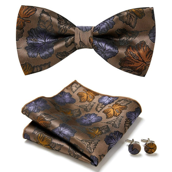 Three Piece Set Of Stylish Bow Ties - Yahko Merchandise