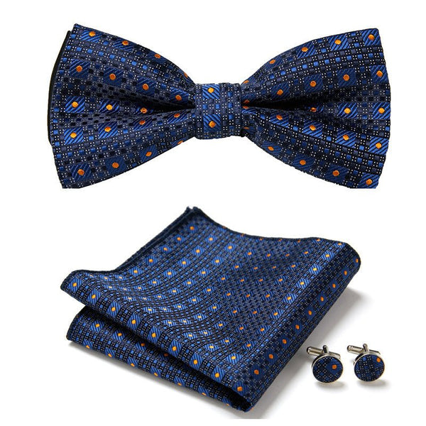 Three Piece Set Of Stylish Bow Ties - Yahko Merchandise