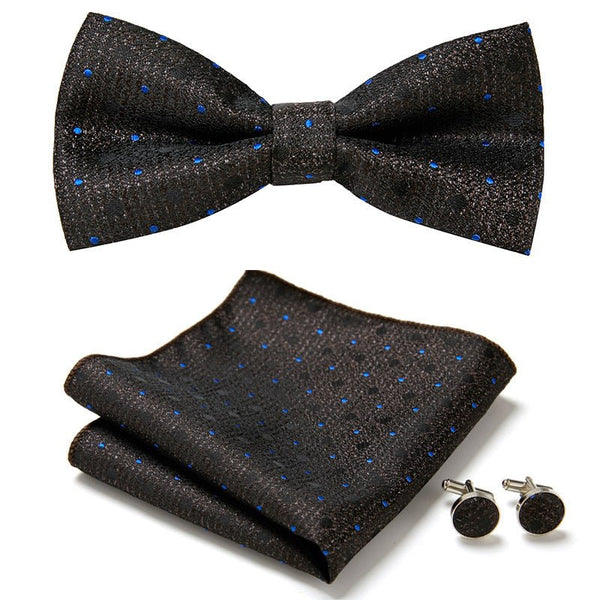 Three Piece Set Of Stylish Bow Ties - Yahko Merchandise