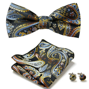 Three Piece Set Of Stylish Bow Ties - Yahko Merchandise