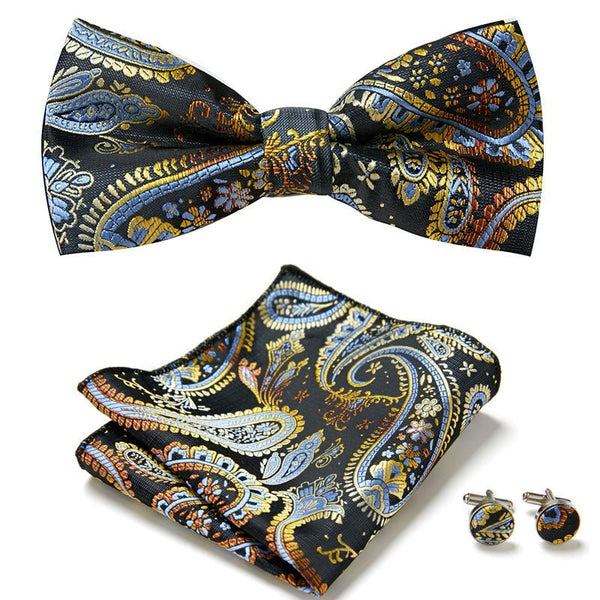 Three Piece Set Of Stylish Bow Ties - Yahko Merchandise