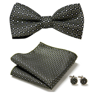 Three Piece Set Of Stylish Bow Ties - Yahko Merchandise
