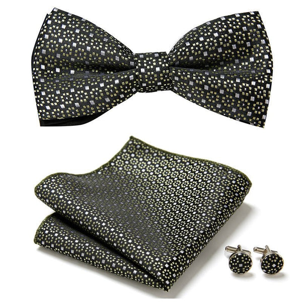 Three Piece Set Of Stylish Bow Ties - Yahko Merchandise