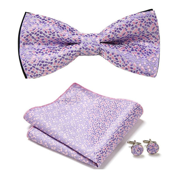 Three Piece Set Of Stylish Bow Ties - Yahko Merchandise