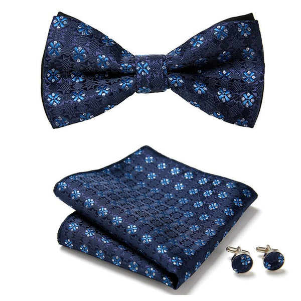 Three Piece Set Of Stylish Bow Ties - Yahko Merchandise