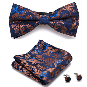 Three Piece Set Of Stylish Bow Ties - Yahko Merchandise