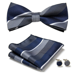 Three Piece Set Of Stylish Bow Ties - Yahko Merchandise