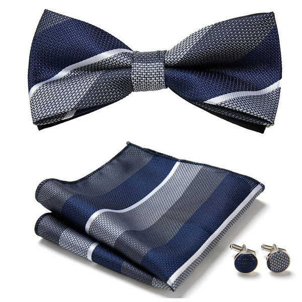 Three Piece Set Of Stylish Bow Ties - Yahko Merchandise