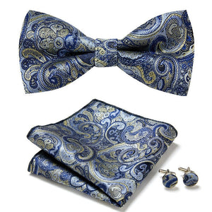 Three Piece Set Of Stylish Bow Ties - Yahko Merchandise