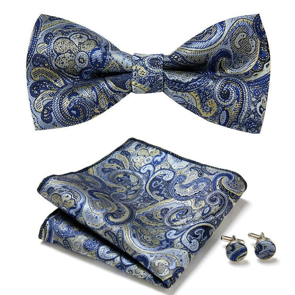Three Piece Set Of Stylish Bow Ties - Yahko Merchandise
