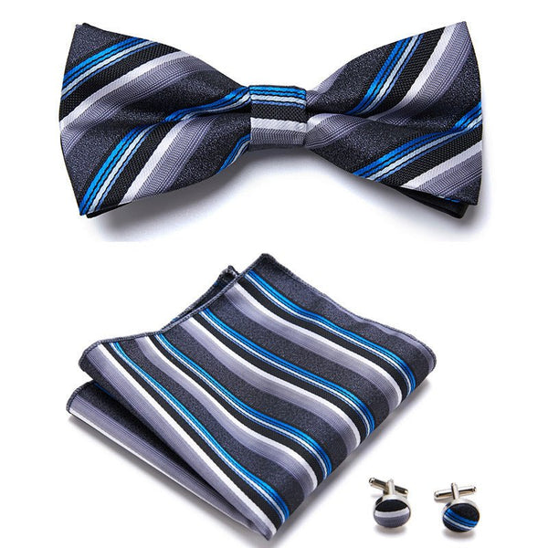 Three Piece Set Of Stylish Bow Ties - Yahko Merchandise
