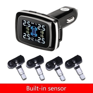 Tire Pressure Monitoring System Sensors Cigarette Lighter USB port Auto Security Alarm Systems Tire Pressure - Yahko Merchandise