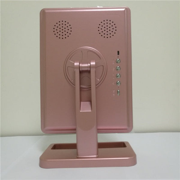 Touch Screen Makeup Mirror With 20 LED Light Bluetooth Music Speaker 10X Magnifying Mirrors Lights - Yahko Merchandise
