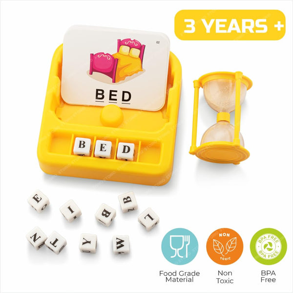 Toys Spelling Brain Games for Kids with Flash Cards - Yahko Merchandise