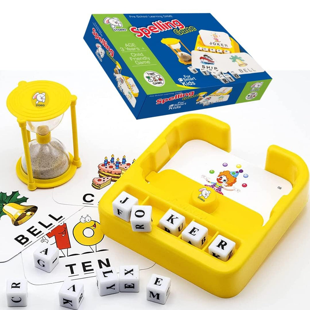 Toys Spelling Brain Games for Kids with Flash Cards - Yahko Merchandise