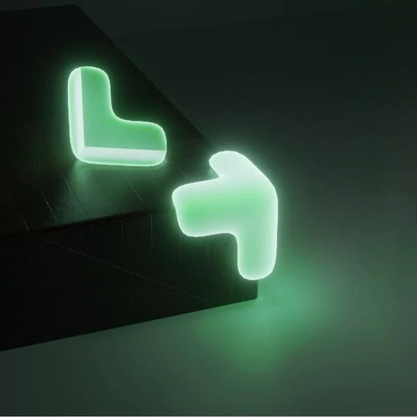 Transparent Glow - in - the - Dark Corner Protectors for Kids - Yahko Merchandise