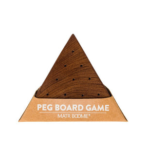 Triangle Peg Board Game - Handcrafted Wood - Yahko Merchandise
