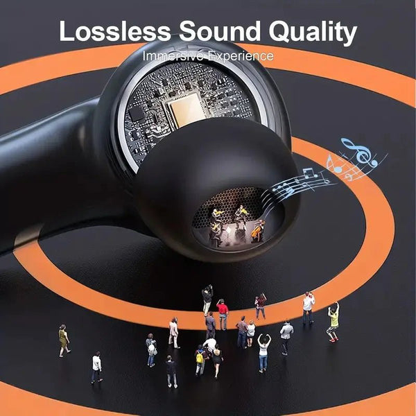 True Wireless Earbuds with 60H Playback and LED Display - Yahko Merchandise