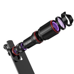 Ultra Crystal HD 32x Zoom Telescope Mobile Phone Camera Lens Set - Yahko Merchandise