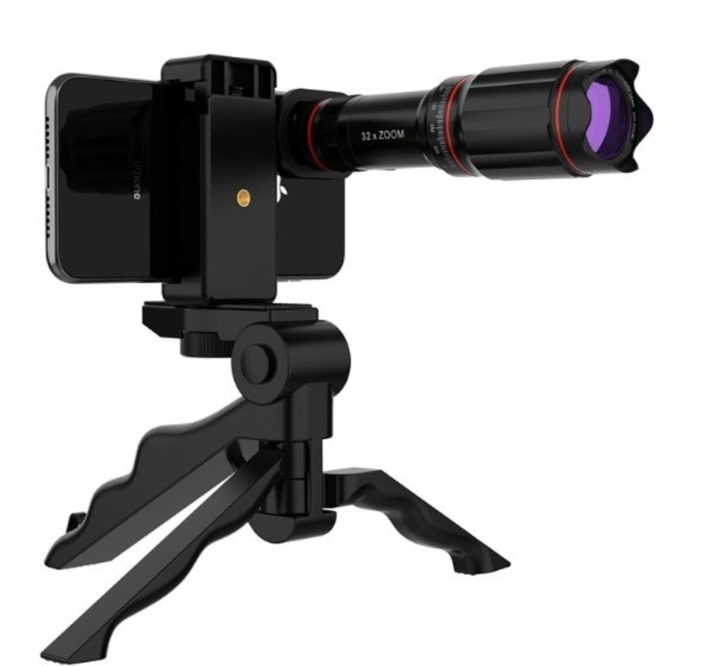 Ultra Crystal HD 32x Zoom Telescope Mobile Phone Camera Lens Set - Yahko Merchandise